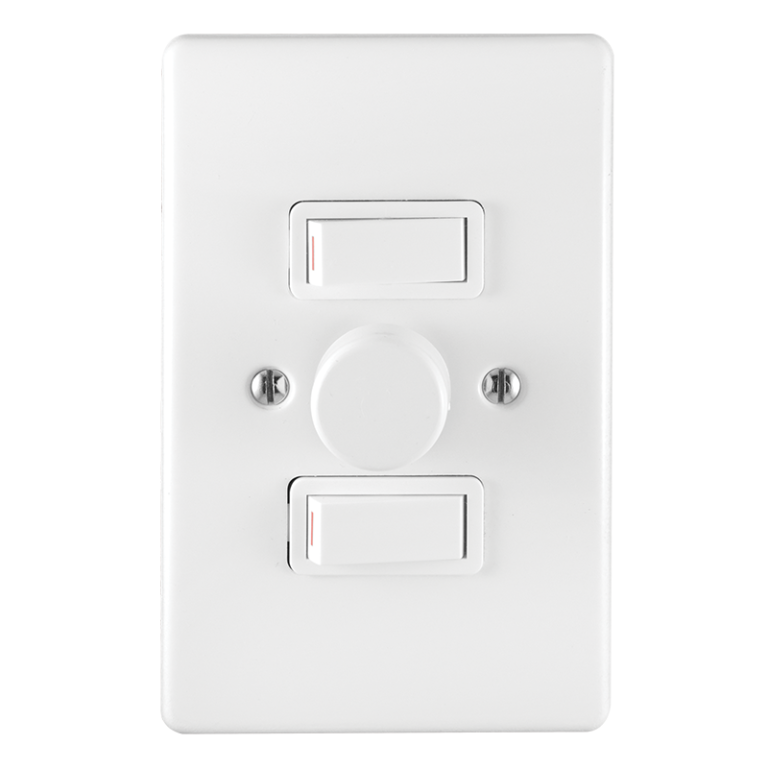 2x4 3 lever 500W LED rotary dimmer switch on yoke Archives Crabtree