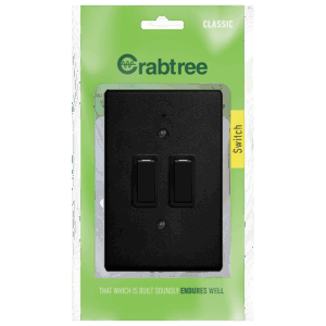 Classic 2 Lever 1 Way Switch With Coverplate