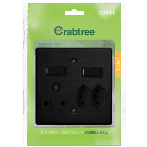 Classic Monoblock Combo Socket With Coverplate