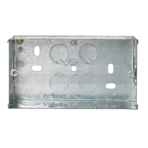 APPLEBY 2 GANG 35MM SW/SKT KO BOX