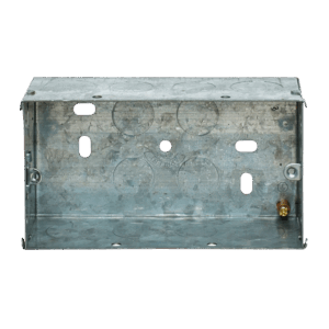 APPLEBY 2 GANG 47MM SW/SKT KO BOX