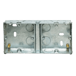 APPLEBY DUAL 2X1 GANG 35MM SW/SKT KO BOX